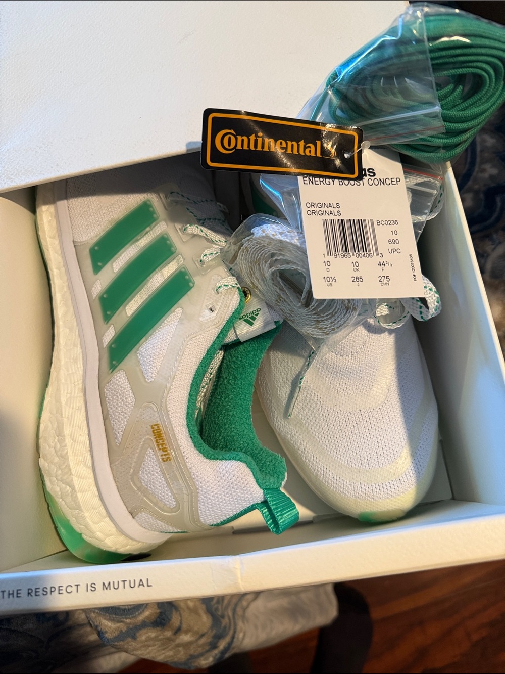 adidas White Energy Boost Concepts Shoe Box